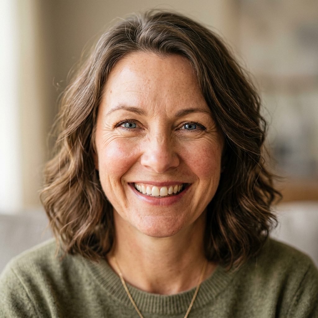 Mother smiling portrait